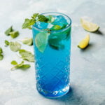 Blue curacao mojito